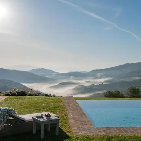 Villa Rustic Torre With Panorama View In Umbria *