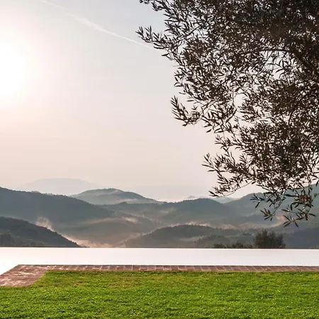 Rustic Torre With Panorama View In Umbria Villa